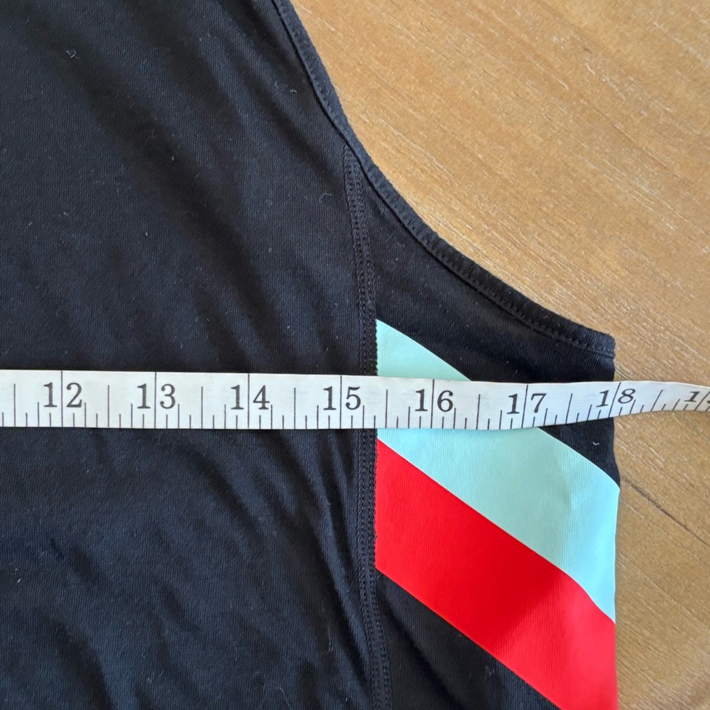Nike Dri-FIT Women's Colour-Block Stripe Training Tank, Black, Medium - Picture 6 of 9